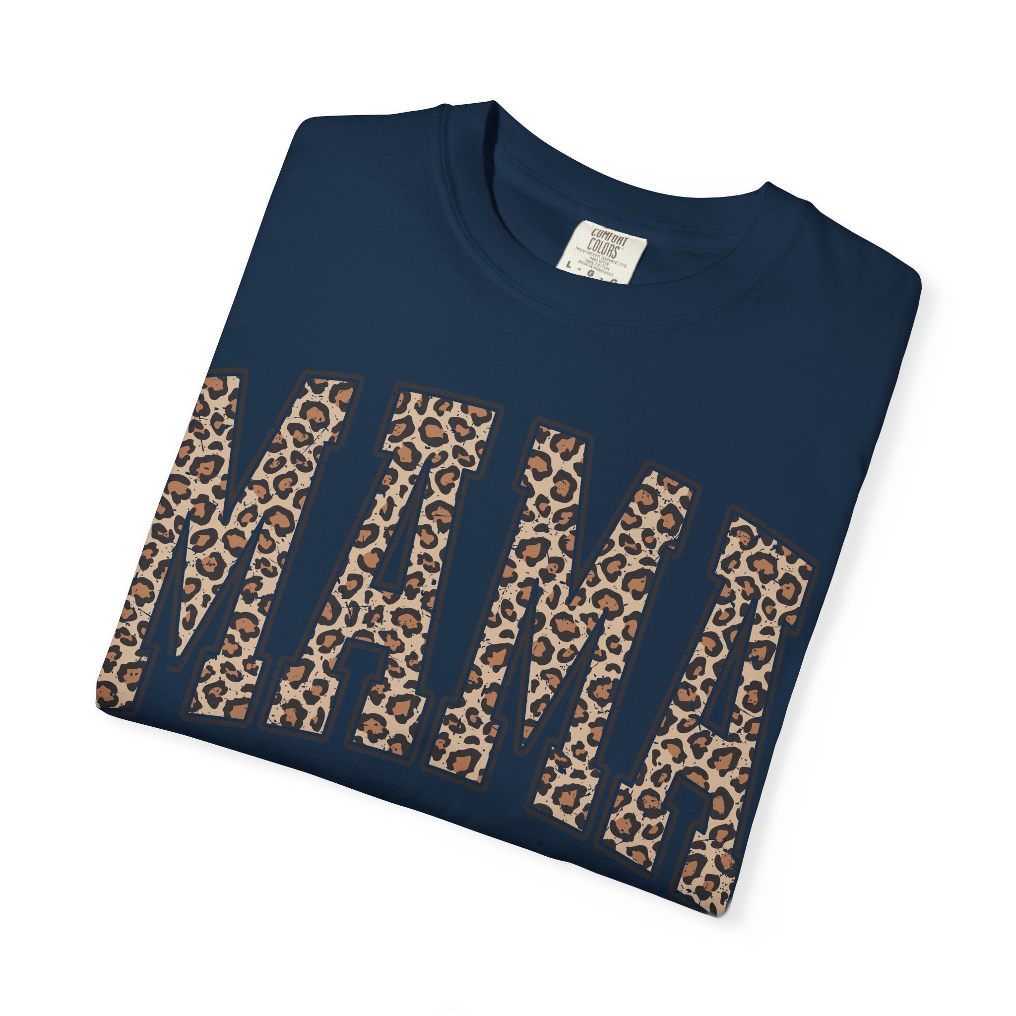 Mama Leopard Print Tee