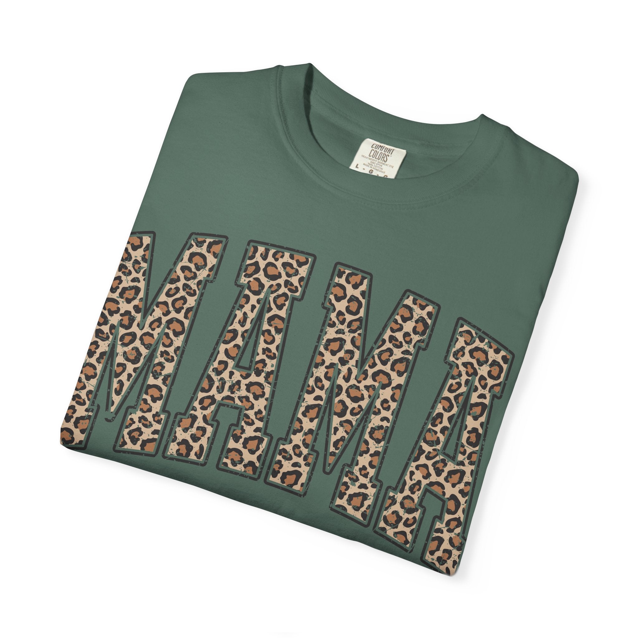 Mama Leopard Print Tee