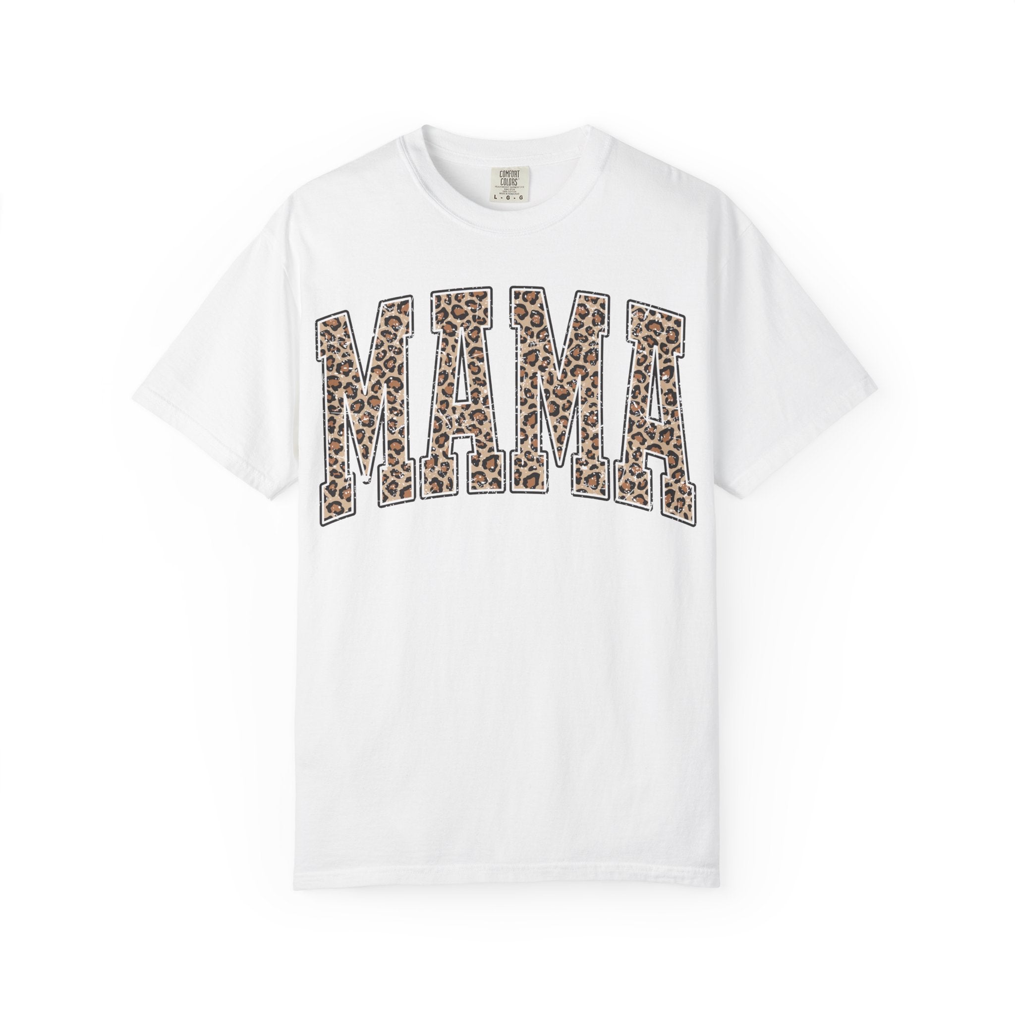 Mama Leopard Print Tee