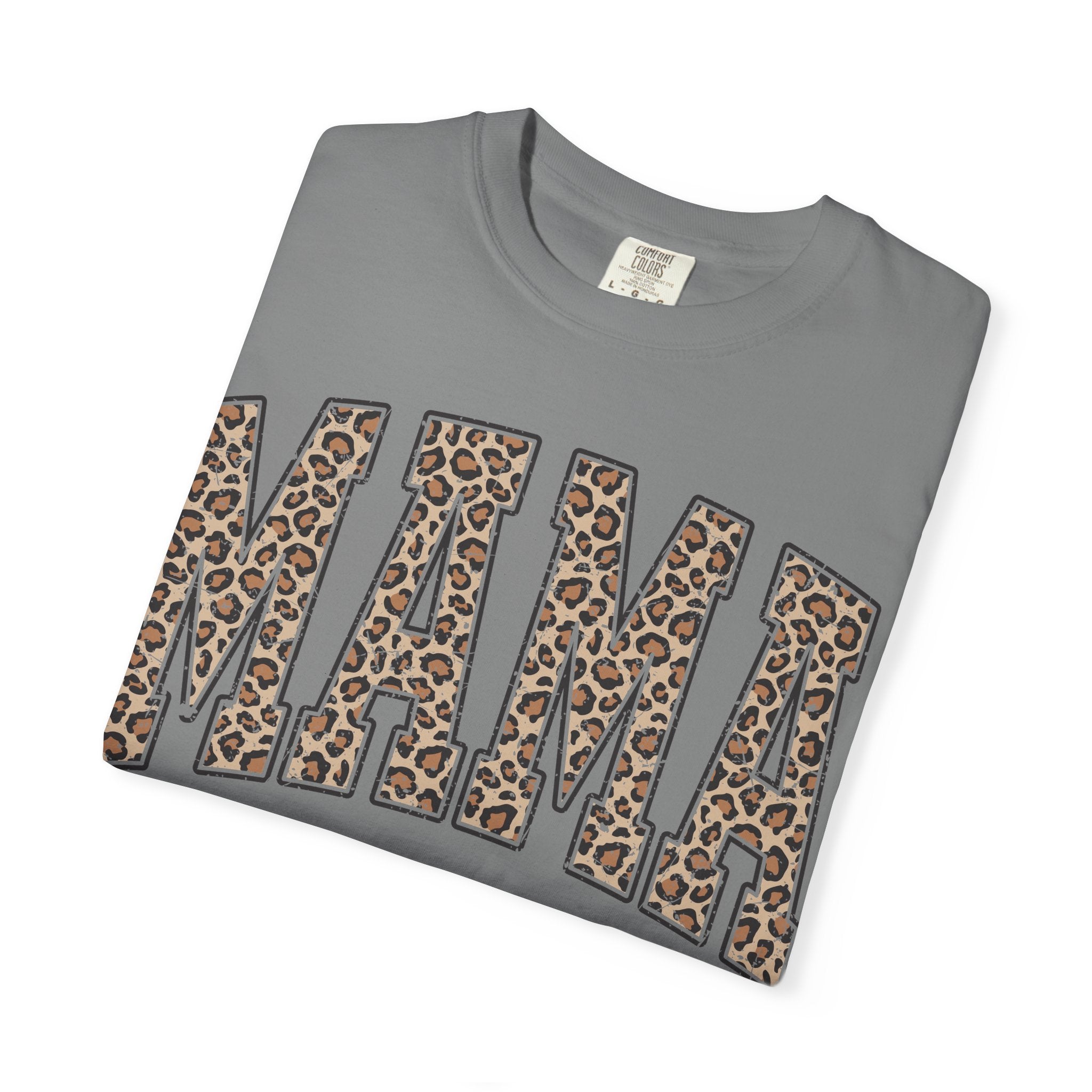 Mama Leopard Print Tee