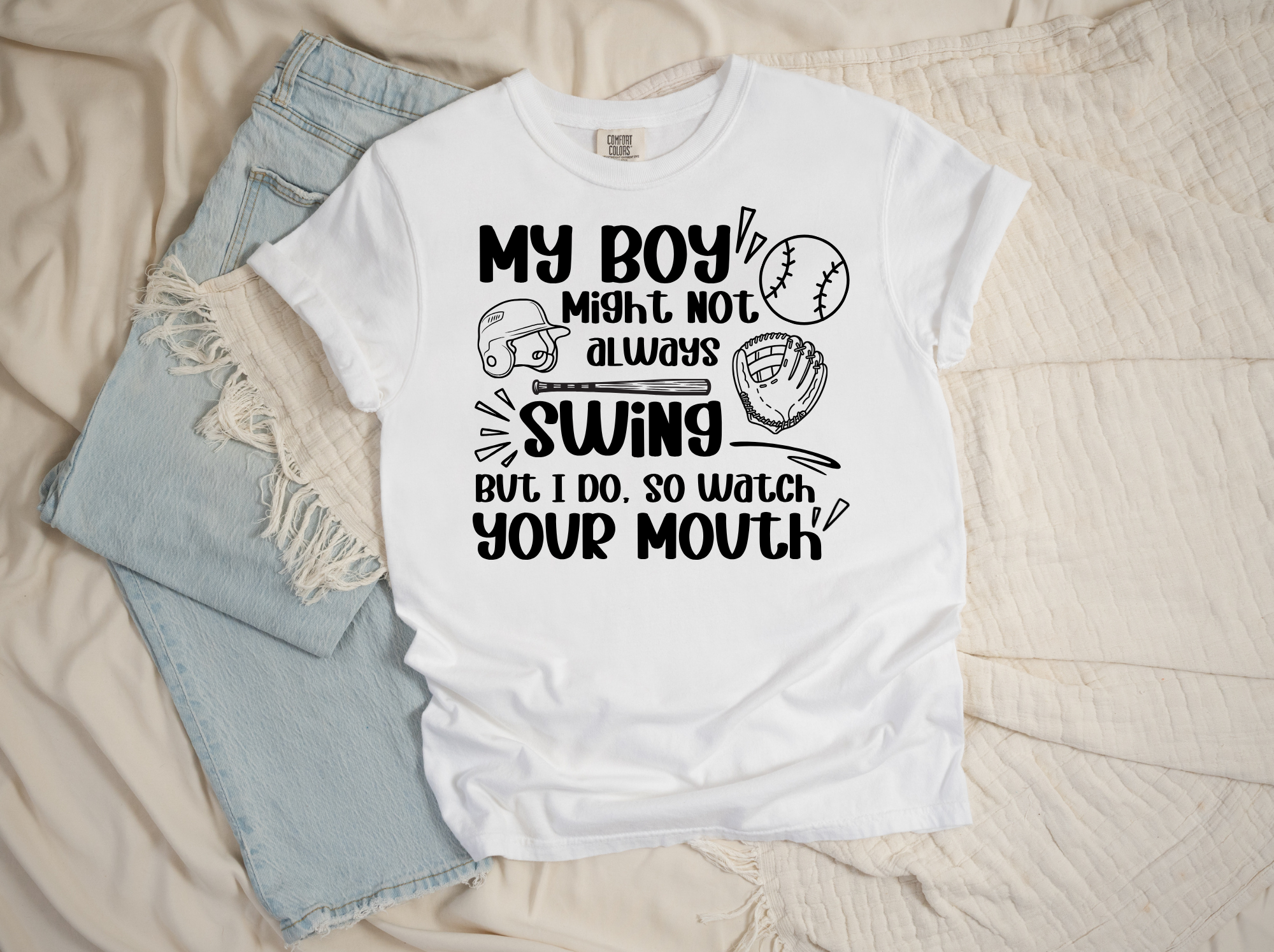 My Kid Might Not Always Swing Tee