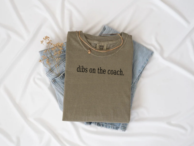 dibs on the coach. Tee
